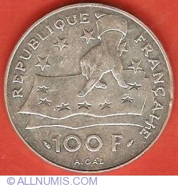 100 Franci 1991 - Descartes