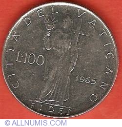 Image #2 of 100 Lire 1965 (III)