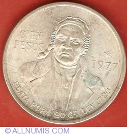 Image #2 of 100 Pesos 1977