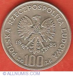 100 Zlotych 1985 - King Przemyslaw II