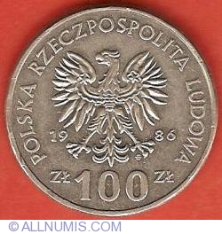 Image #1 of 100 Zlotych 1986 - Wladislaw I Lokietek