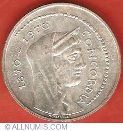 Image #2 of 1000 Lire 1970 -  Centennial  of Rome as Italian capital