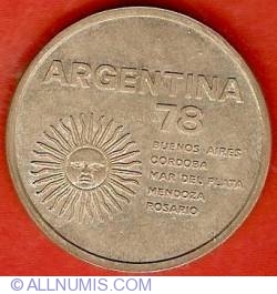 Image #1 of 1000 Pesos 1977 - World Soccer Championships