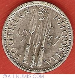 Image #2 of 3 Pence 1937