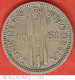 Image #2 of 3 Pence 1951