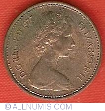 1/2 New Penny 1977