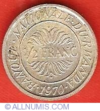 1/2 Franc 1970