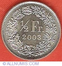 Image #2 of 1/2 Franc 2003