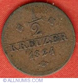 Image #2 of 1/2 Kreuzer 1824
