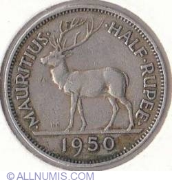 Image #2 of 1/2 Rupee 1950