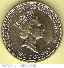 Image #2 of 2 Pounds 1995 - 50th Anniversary of United Nations