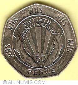 Image #2 of 50 Pence 1998 - National Health Service