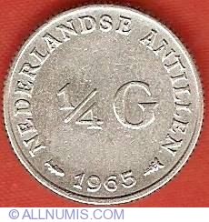 Image #2 of 1/4 Gulden 1965
