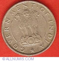 Image #1 of 1/4 Rupee 1950 (B)