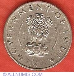 Image #1 of 1/4 Rupee 1954 (C)