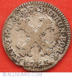 Image #1 of 10 Liards (10 Oorden) 1751 (h)