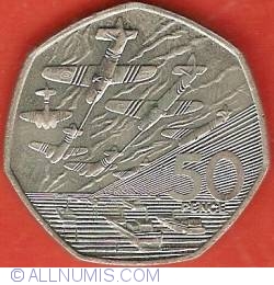 Image #1 of 50 Pence 1994 - 50th Anniversary of Invasion in Normandy