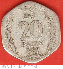 Image #2 of 20 Paise 1987 (C)