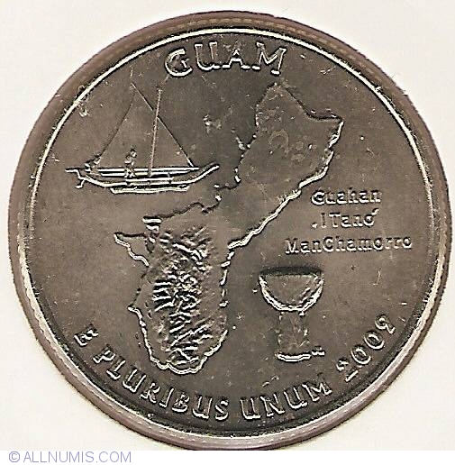 Quarter Dollar 2009 P Guam, Quarter, District of Columbia and United