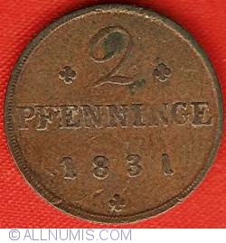 Image #2 of 2 Pfenninge 1831