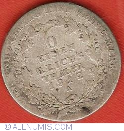 Image #2 of 1/6 Reichsthaler 1812 A