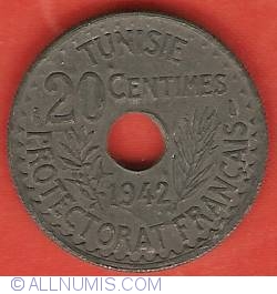 Image #2 of 20 Centimes 1942 (ah1361)