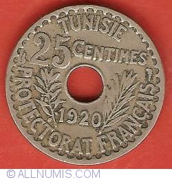 Image #2 of 25 Centimes 1920 (ah1338)