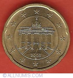 Image #2 of 20 Euro Cenţi 2008 D