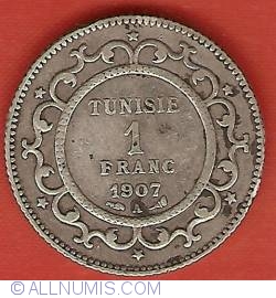 Image #2 of 1 Franc 1907 (AH1325)