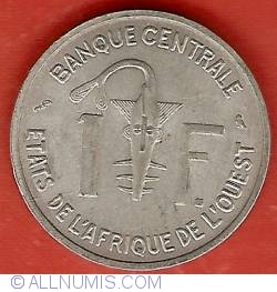 Image #1 of 1 Franc 1963 (with Engraver's Name)