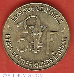 5 Francs 1991