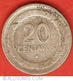 Image #2 of 20 Centavos 1947 B