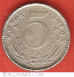 5 Centavos 1886