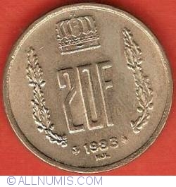 Image #2 of 20 Francs 1983
