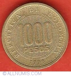 Image #2 of 1000 Pesos 1998