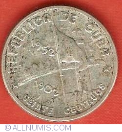 Image #1 of 20 Centavos 1952 - 50th Year of Republic
