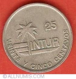 25 Centavos 1989 (Nemagnetic)