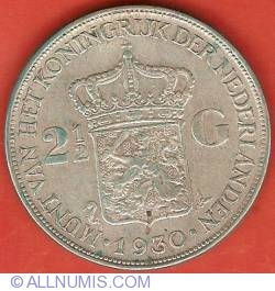 Image #2 of 2-1/2 Gulden 1930