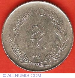 2-1/2 Lira 1968