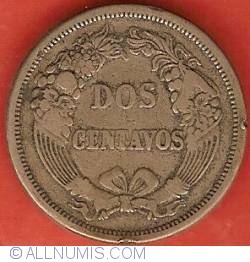 Image #2 of 2 Centavos 1864