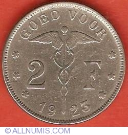Image #2 of 2 Francs 1923 (Dutch)