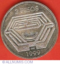 2 Pesos 1999 - Borges