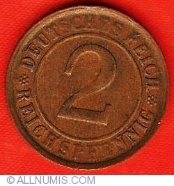 2 Reichspfennig 1924 D
