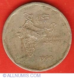 Image #2 of 2 Rupees 1990 (C)