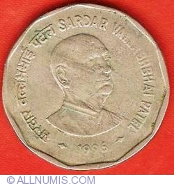 Image #2 of 2 Rupees 1996 (C) - Sardar Vallabhbhai Patel