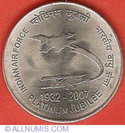 Image #2 of 2 Rupees 2007 - Indian Air Force