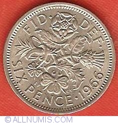 Image #1 of 6 Pence 1966