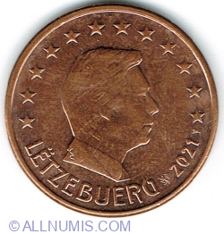 5 Euro Cent 2021 - Lion and Caduceus mintmarks