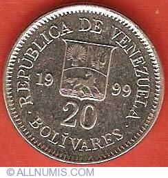 Image #1 of 20 Bolivares 1999