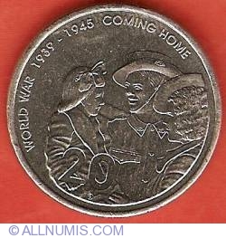 Image #1 of 20 Cents 2005 - 60th Anniversary End of World War II